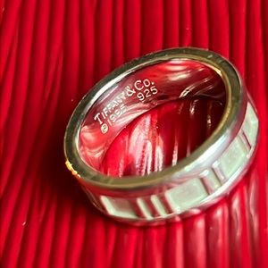 TIFFANY & CO. Atlas 1995 Roman Number  Sterling Silver 925 Ring  sz:5 🤍 5g Auth.
